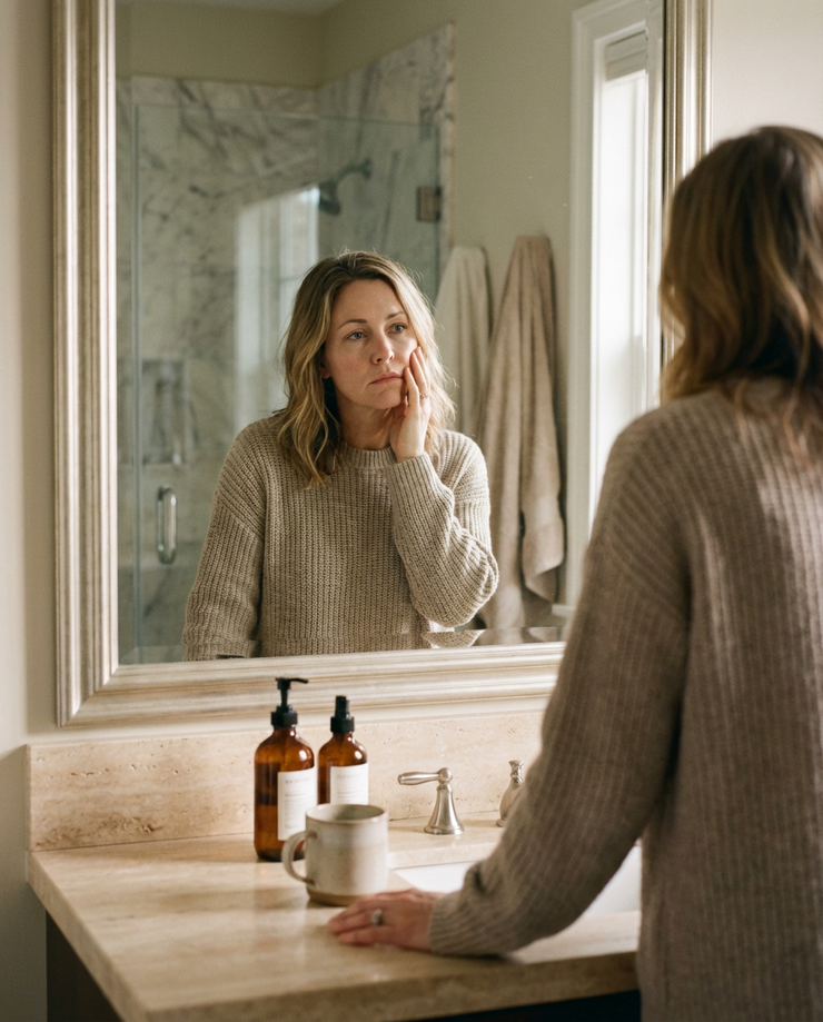Woman feeling depleted